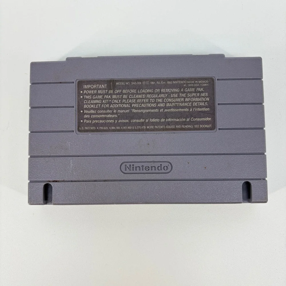 Nintendo SNES Boogerman A Pick and Flick Adventure Interplay Game Cartridge